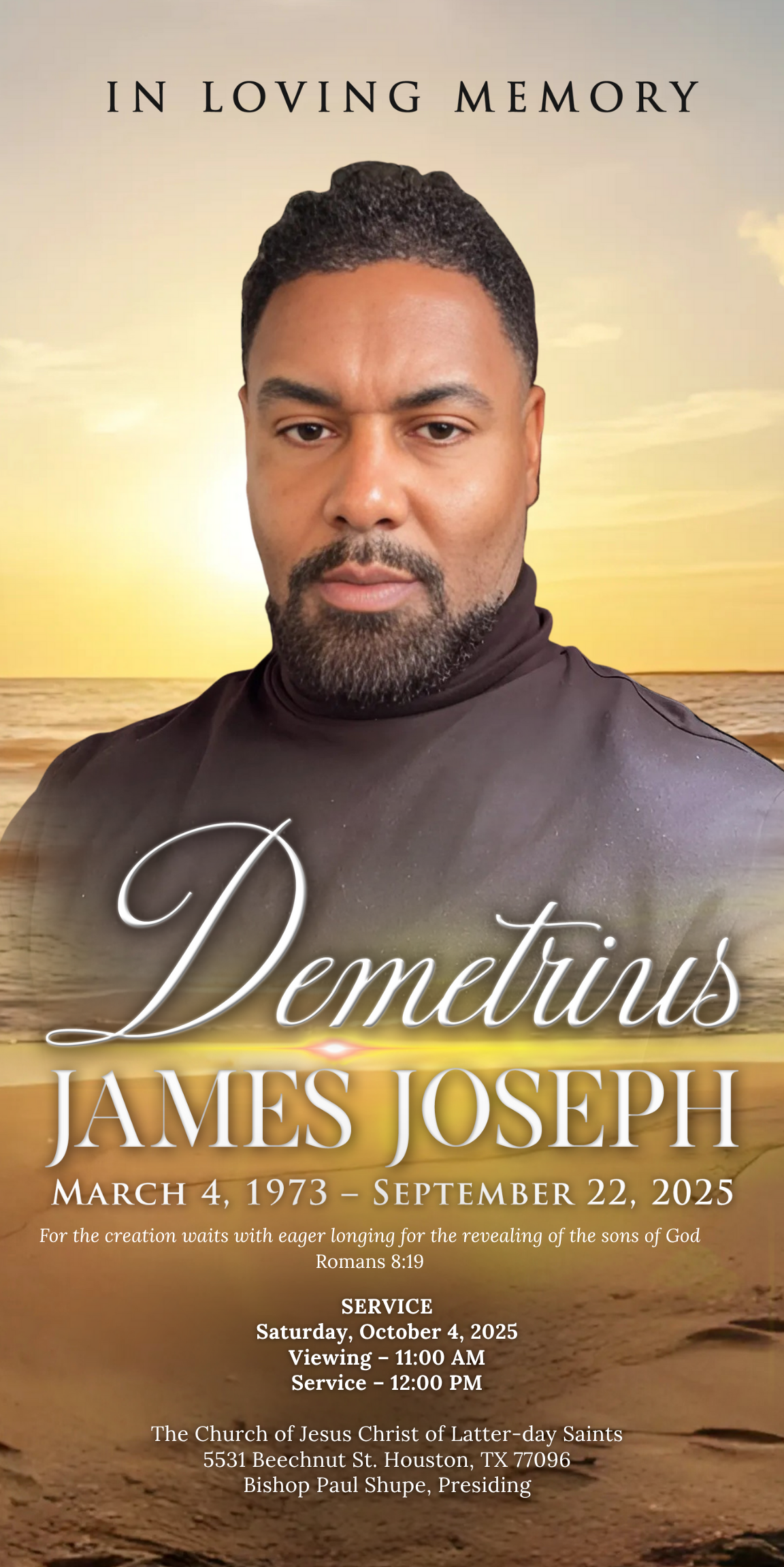 Demetrius Joseph 1973 – 2025