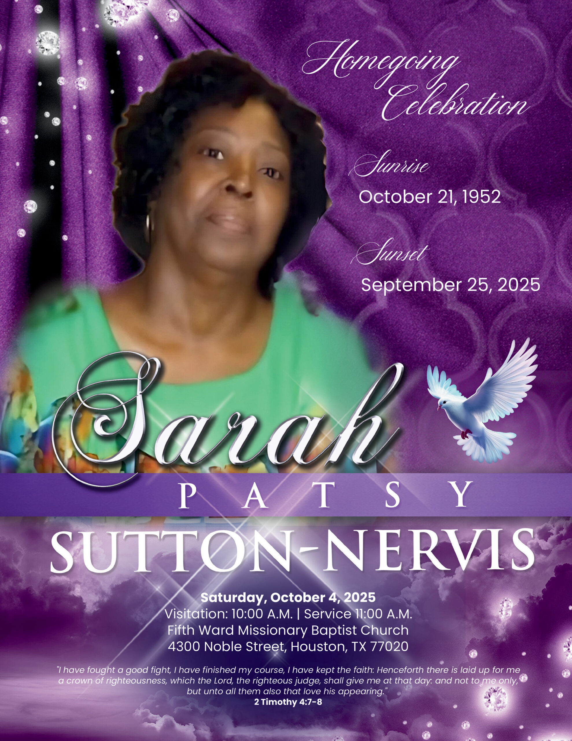 Sarah Sutton Nervis 1952-2025