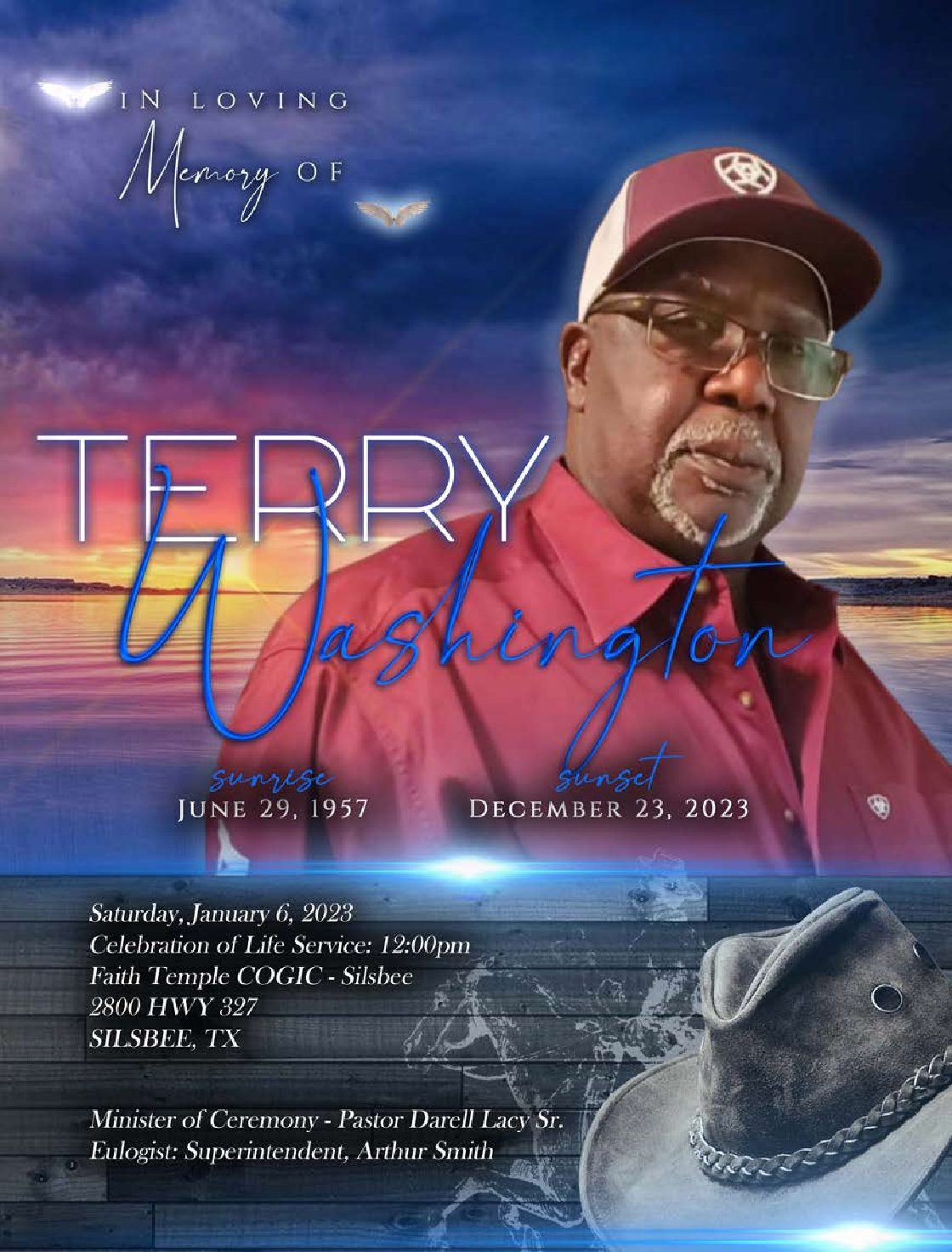 Terry Washington 1957 – 2023