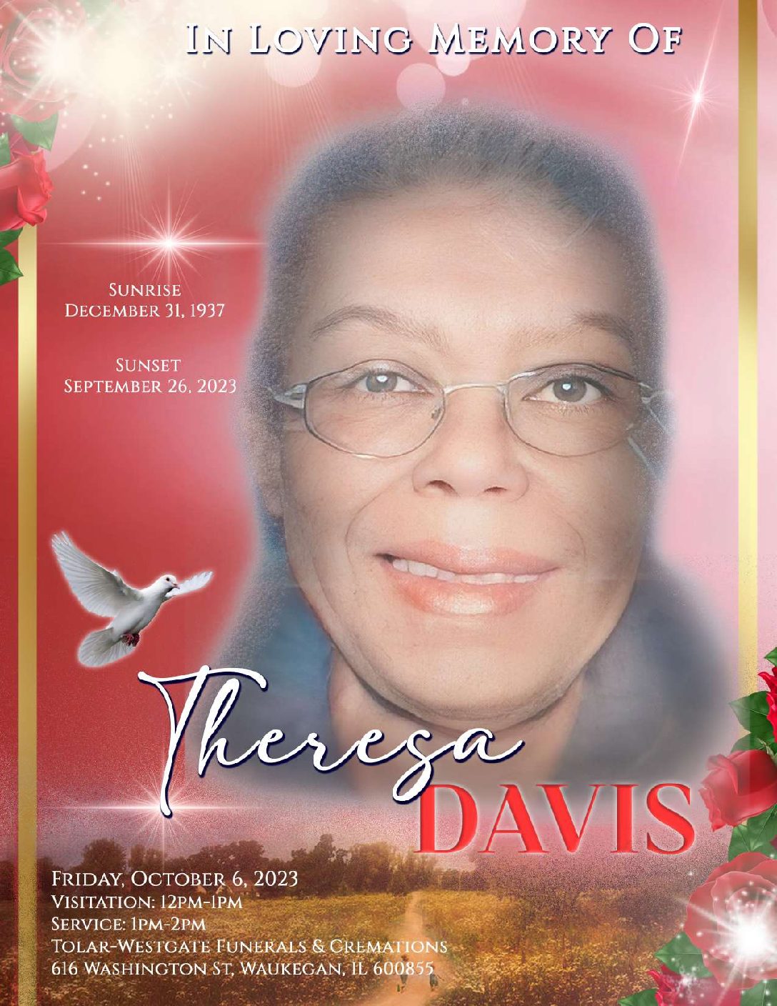 Theresa Davis 1937-2023