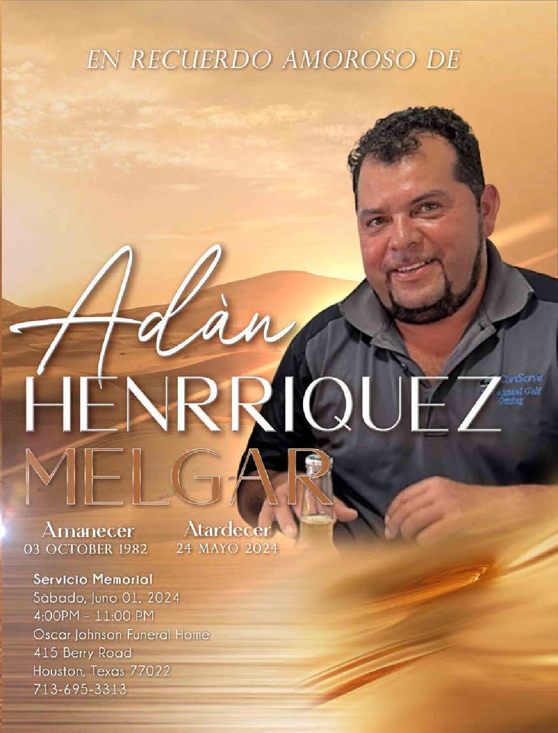 Adàn Henrriquez Melgar 1982 – 2024