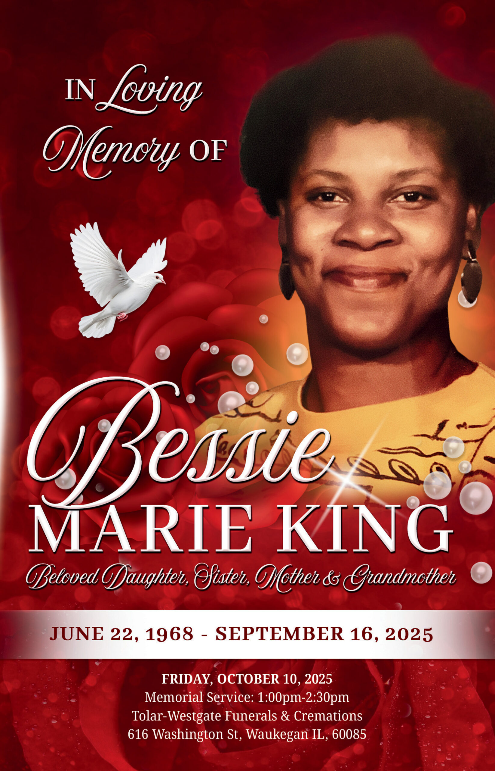 Bessie Marie King 1968-2025