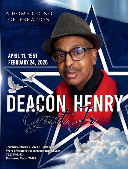 Henry Gant Jr. 1951 – 2025