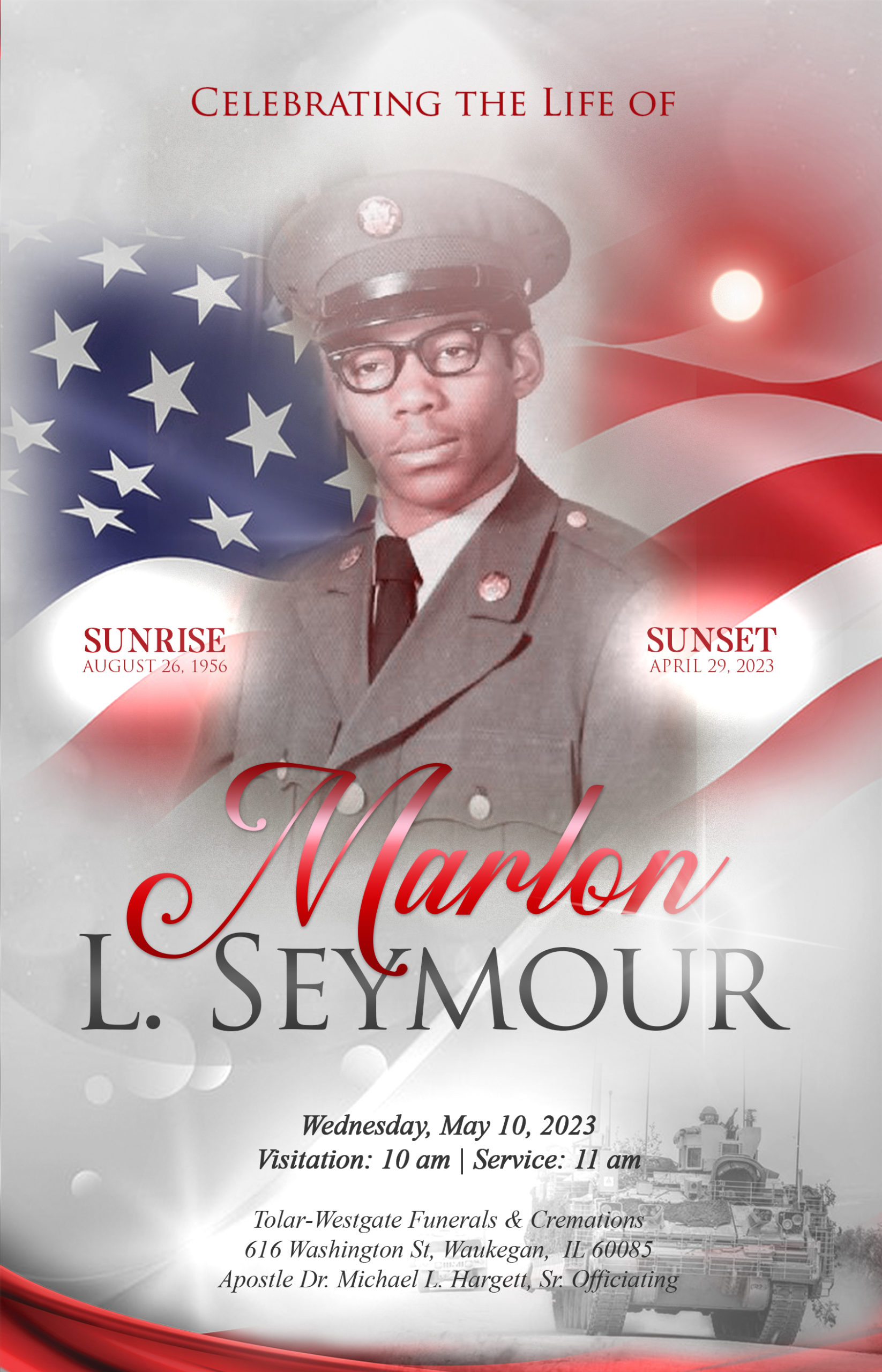 Marlon L. Seymour 1956 – 2023