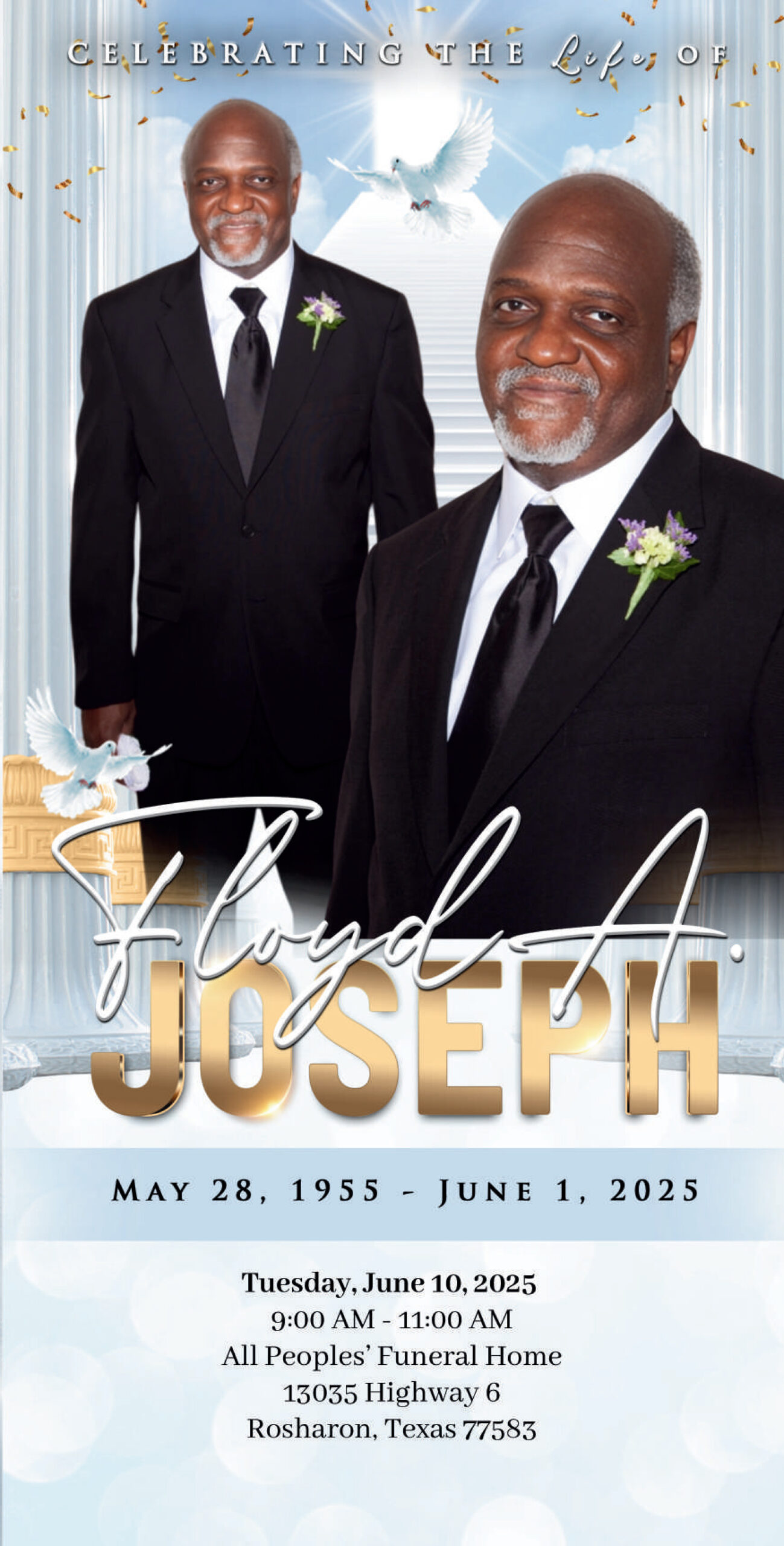 Floyd Anthony Joseph 1955 – 2025