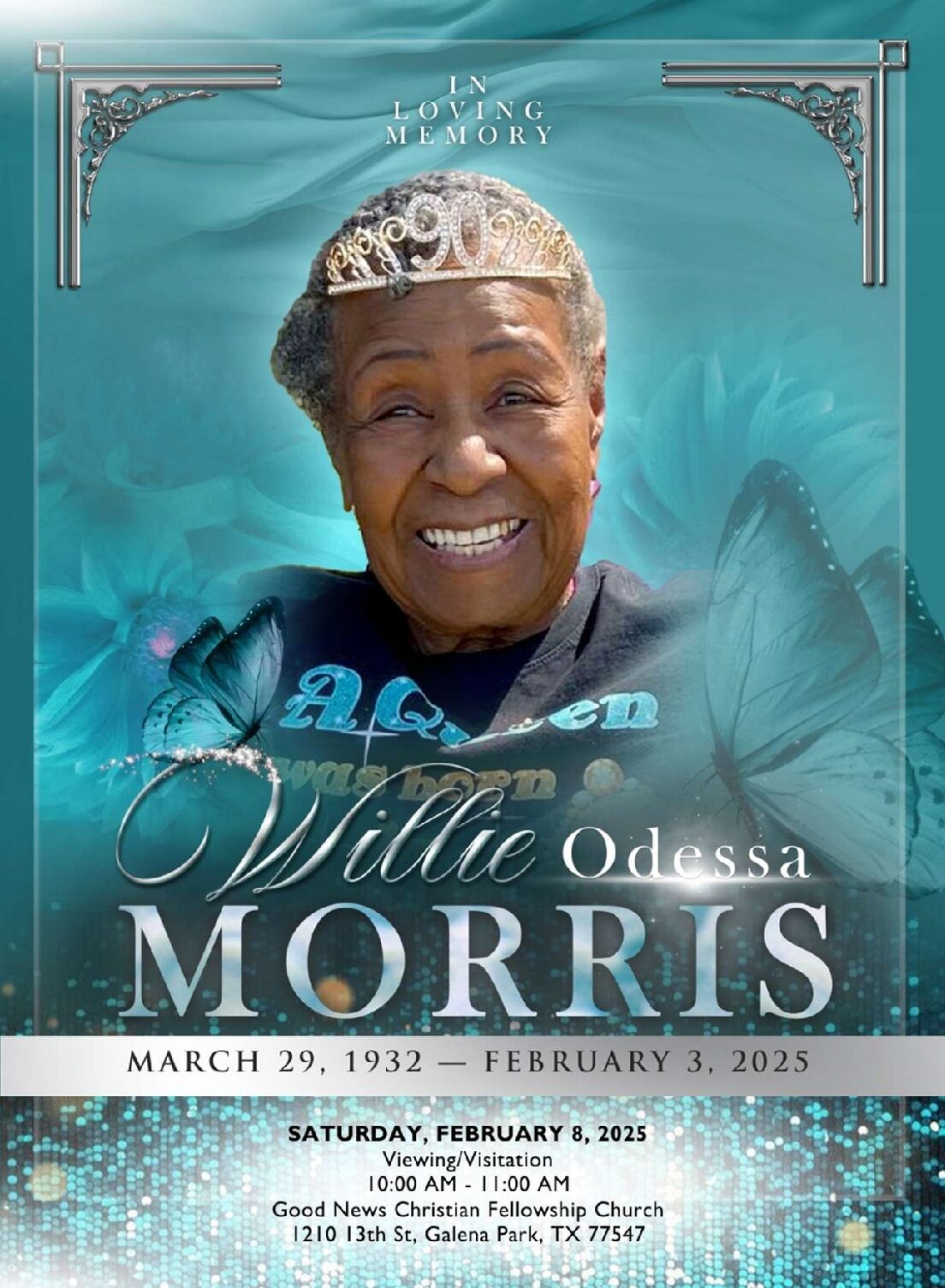 Willie Odessa Morris 1932 – 2025