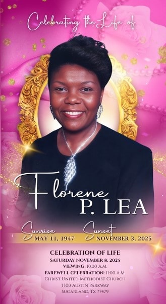 Florene Phillips Lea 1947 – 2025 Florene Phillips Lea 1947 – 2025