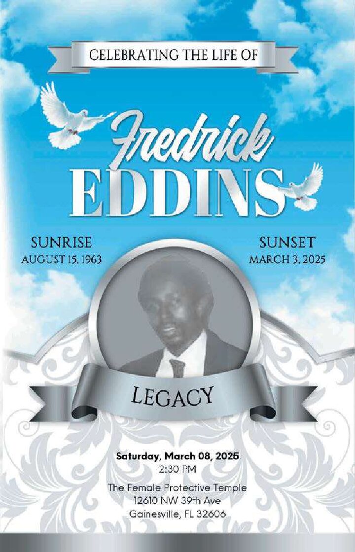 Fredrick L. Eddins 1963 – 2025