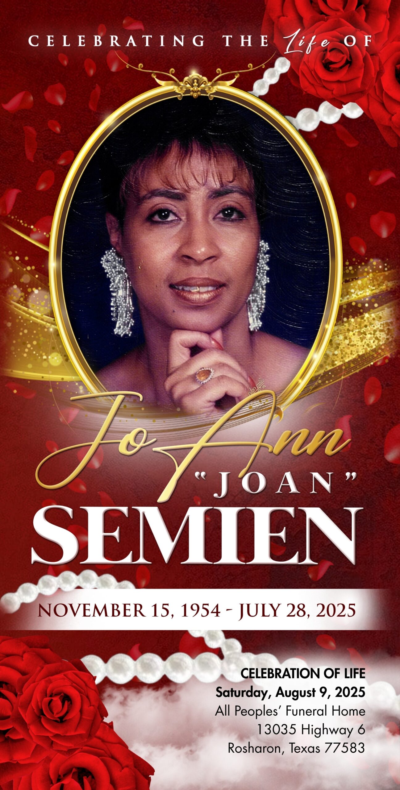 Jo Ann Semien 1954-2025