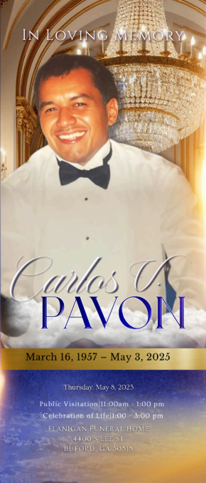 Carlos V. Pavon 1957 – 2025