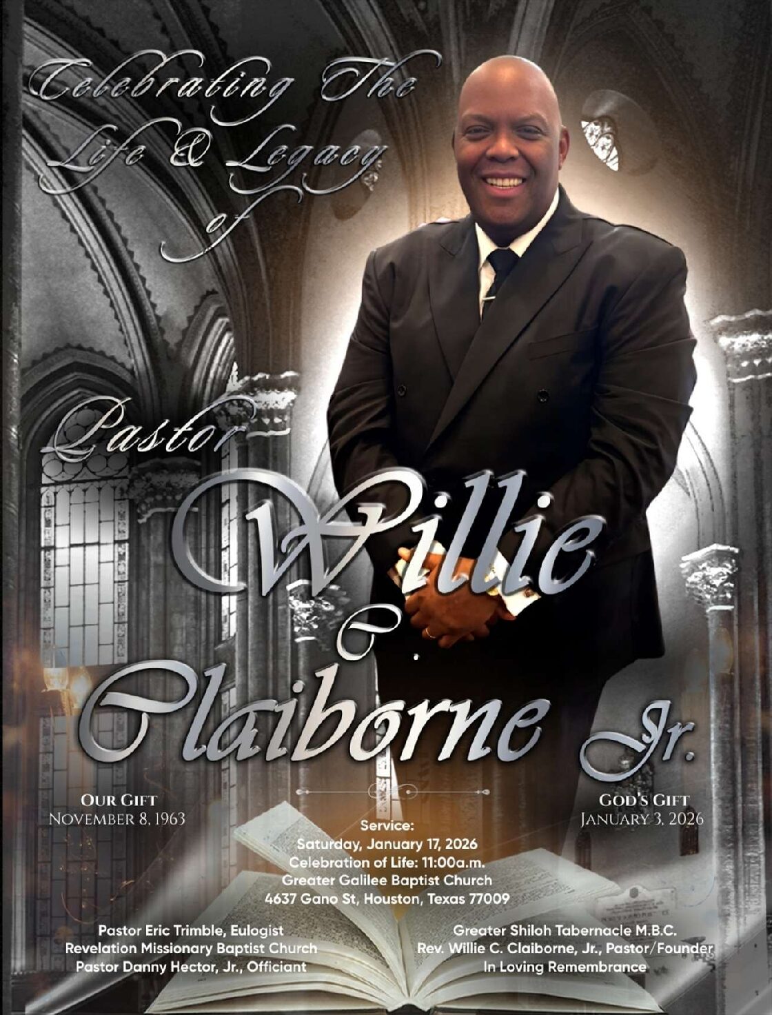 Willie C. Claiborne Jr. 1963 – 2026