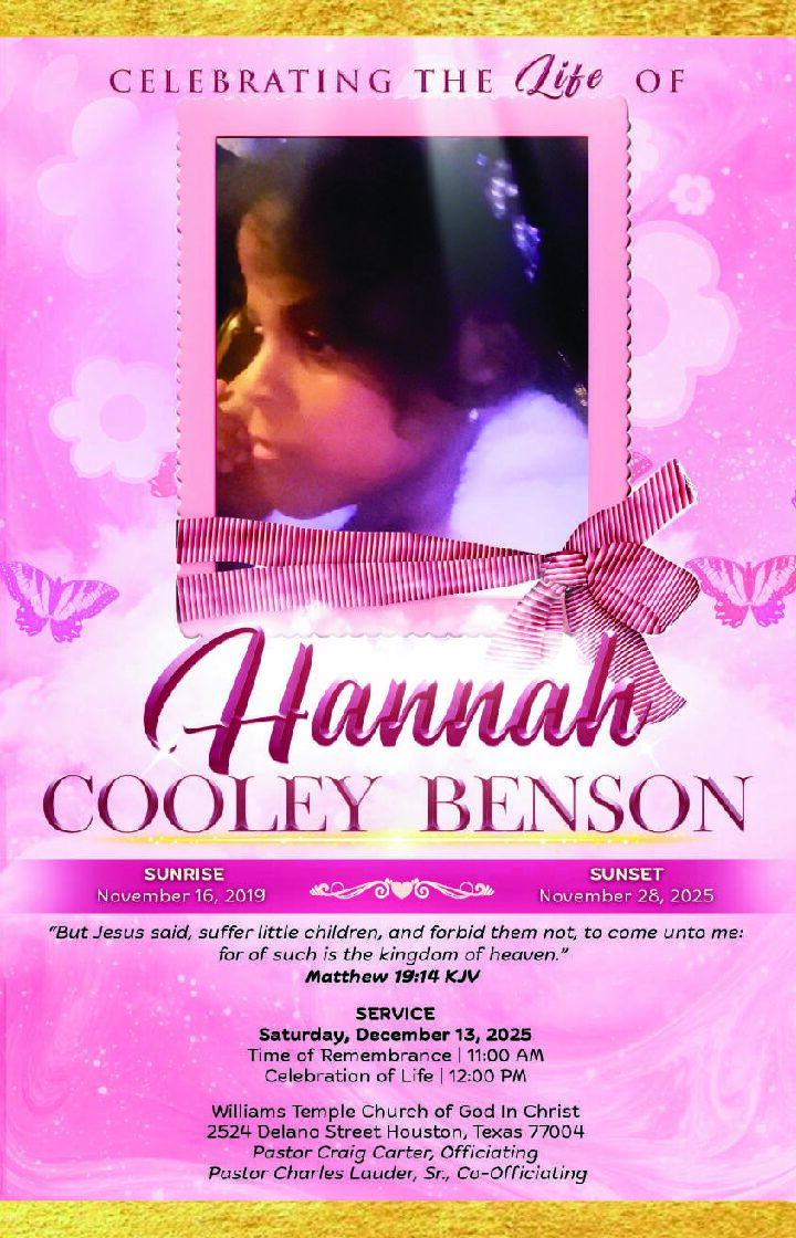 Hannah Cooley Benson 2019 – 2025 Hannah Cooley Benson 2019 – 2025