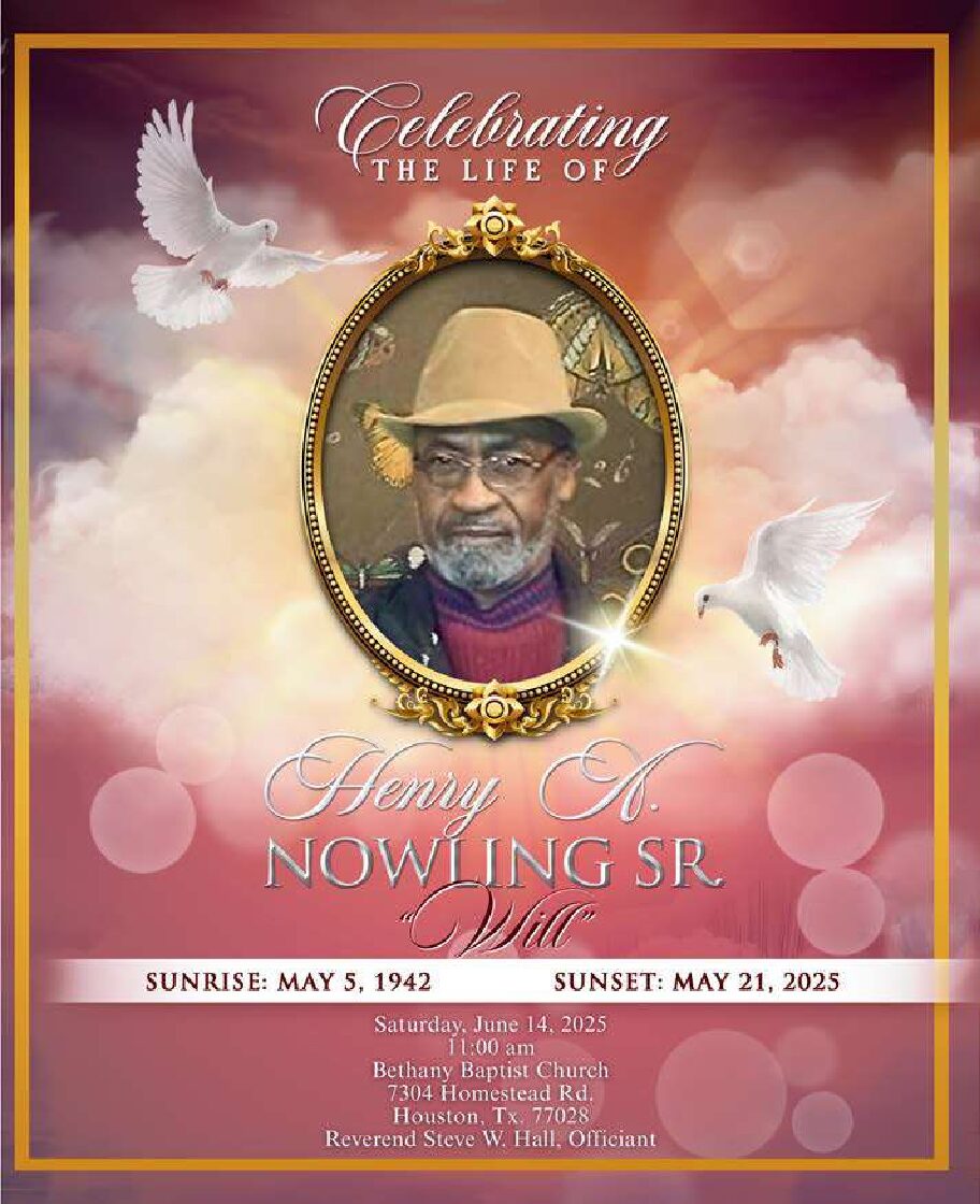 Henry A. Nowling Sr. 1942 – 2025