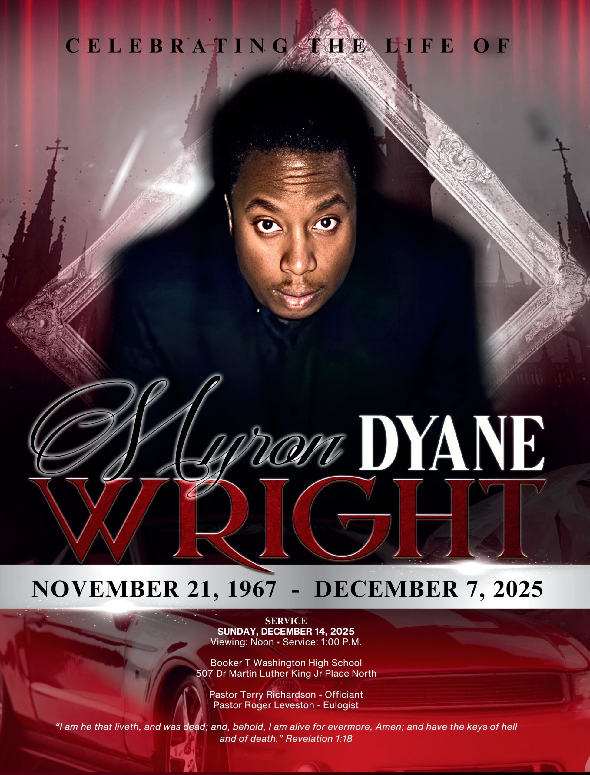 Myron Dyane Wright 1967 – 2025 Myron Dyane Wright 1967 – 2025