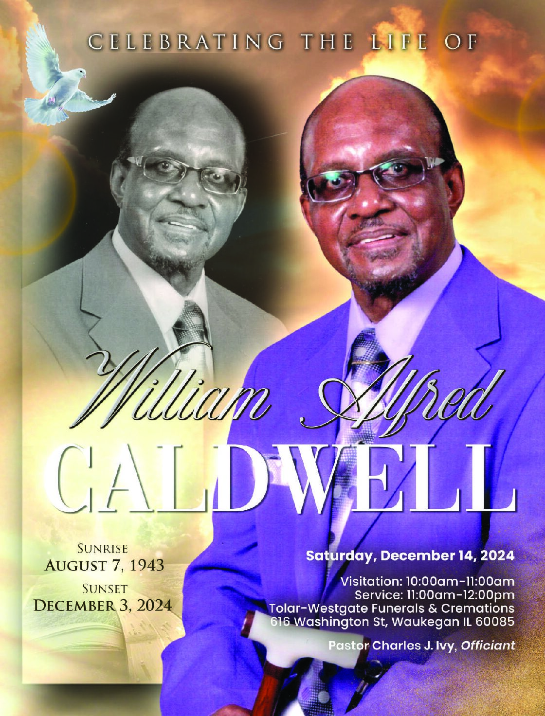 William Alfred Caldwell 1943 – 2024