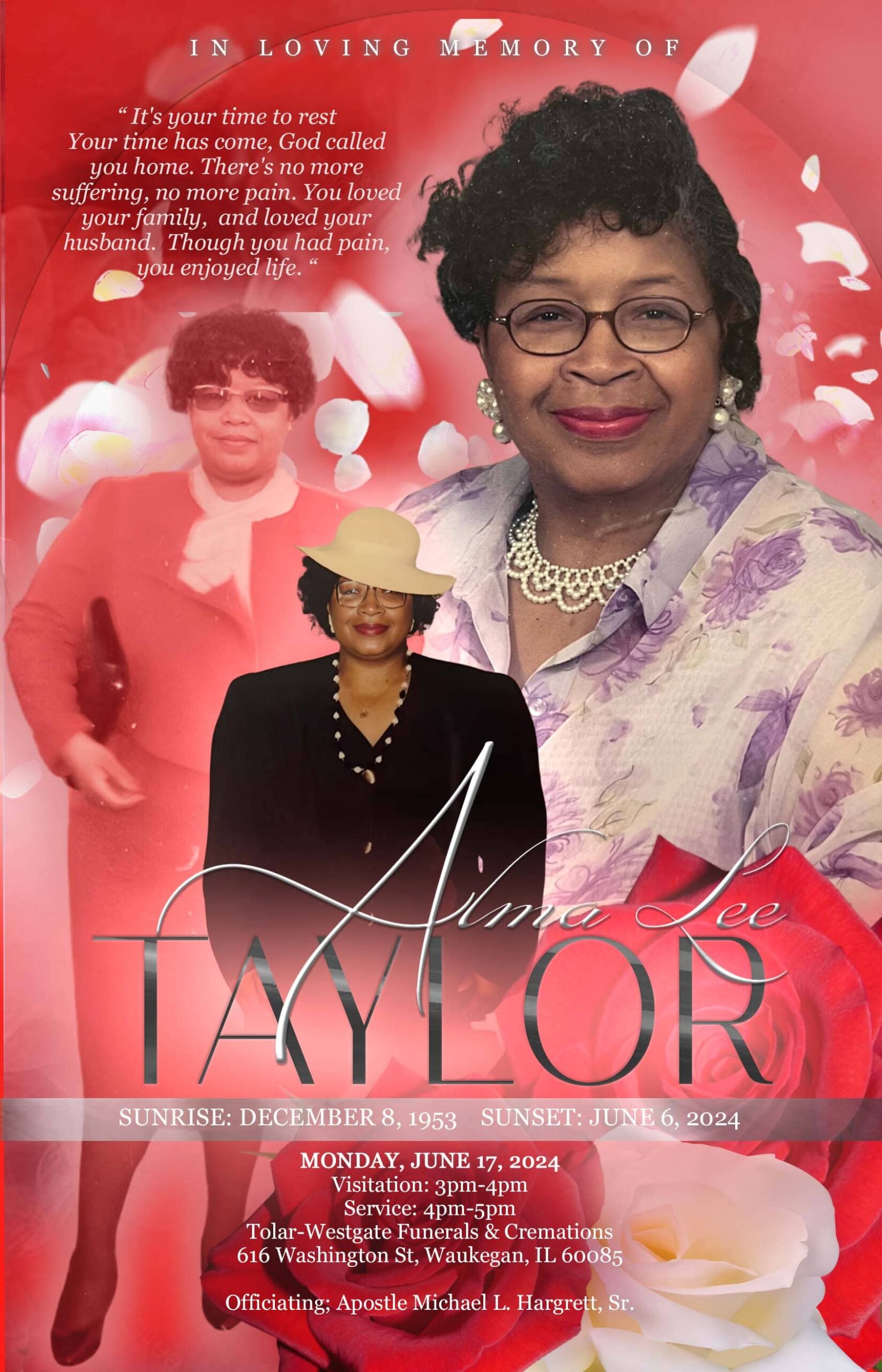 Alma Lee Taylor 1953-2024