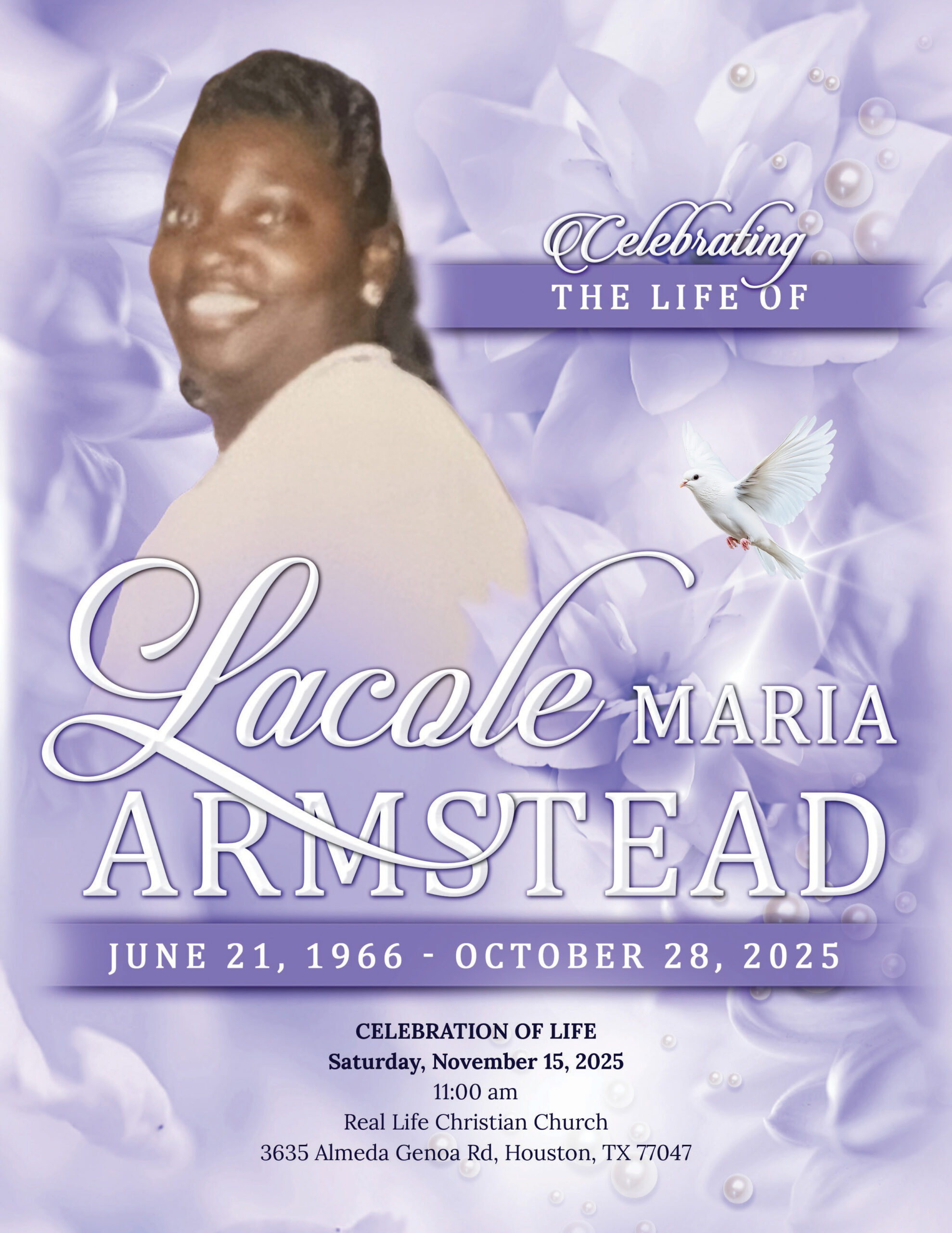 Lacole Maria Armstead 1966-2025 Lacole Maria Armstead 1966-2025