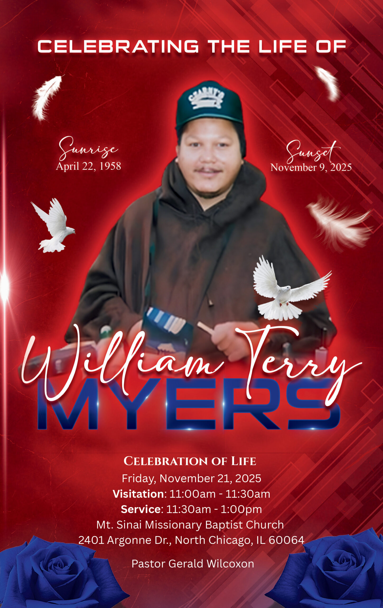 William Terry Myers 1958 – 2025 William Terry Myers 1958 – 2025