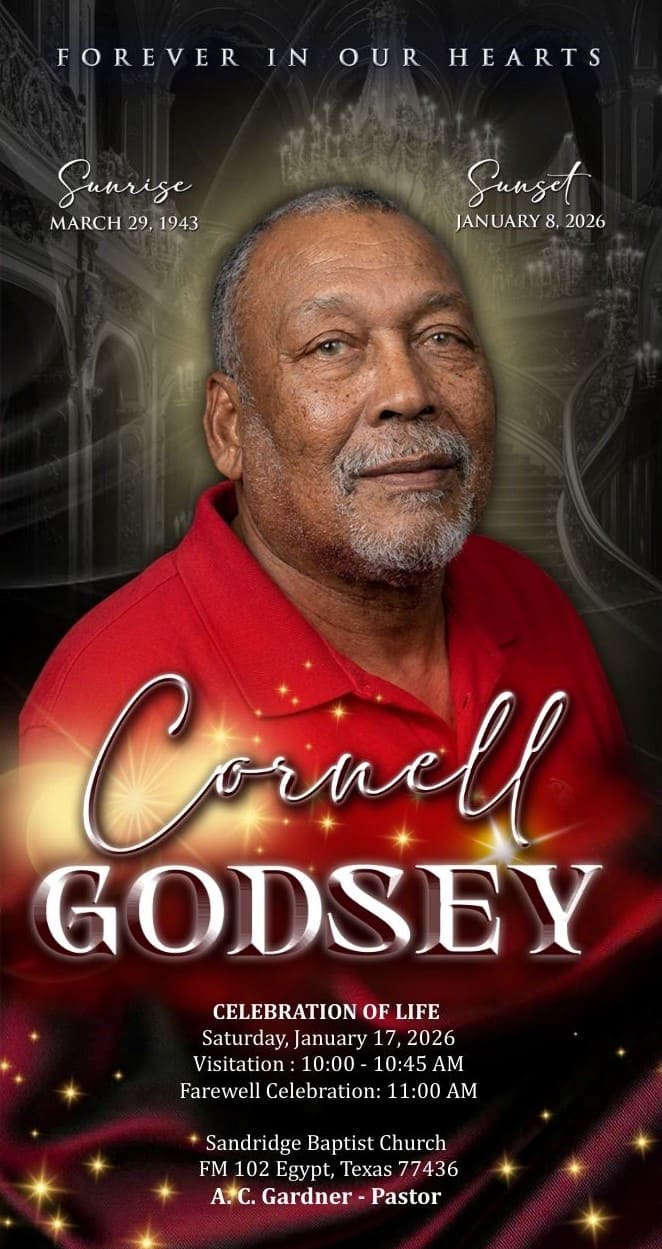 Cornell Godsey 1943 – 2026
