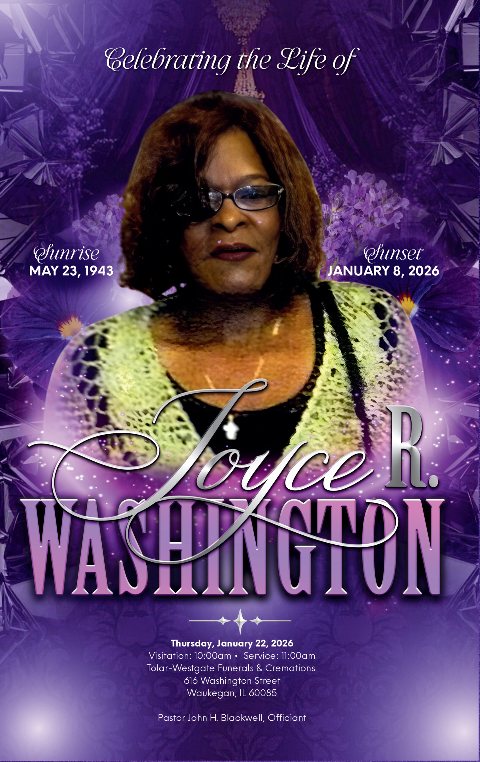 Joyce R. Washington 1943 – 2026