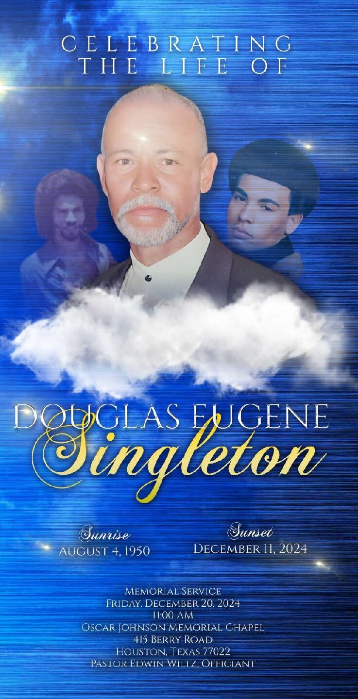 Douglas Eugene Singleton 1950-2024