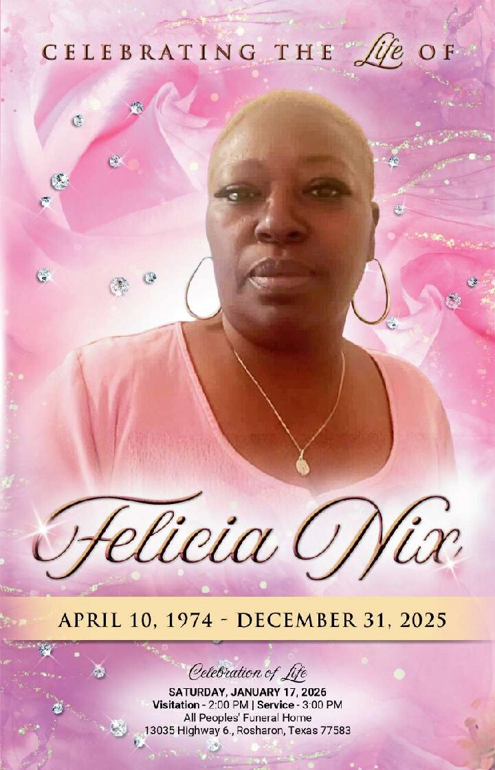 Felicia Nix 1974-2025