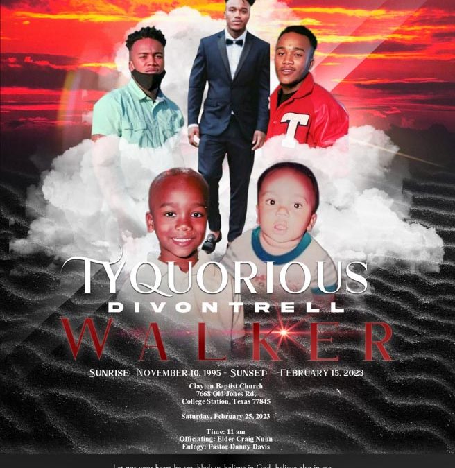 Tyquorious Divontrell Walker 1995 – 2023