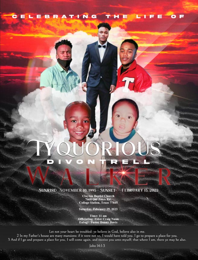 Tyquorious Divontrell Walker 1995 – 2023