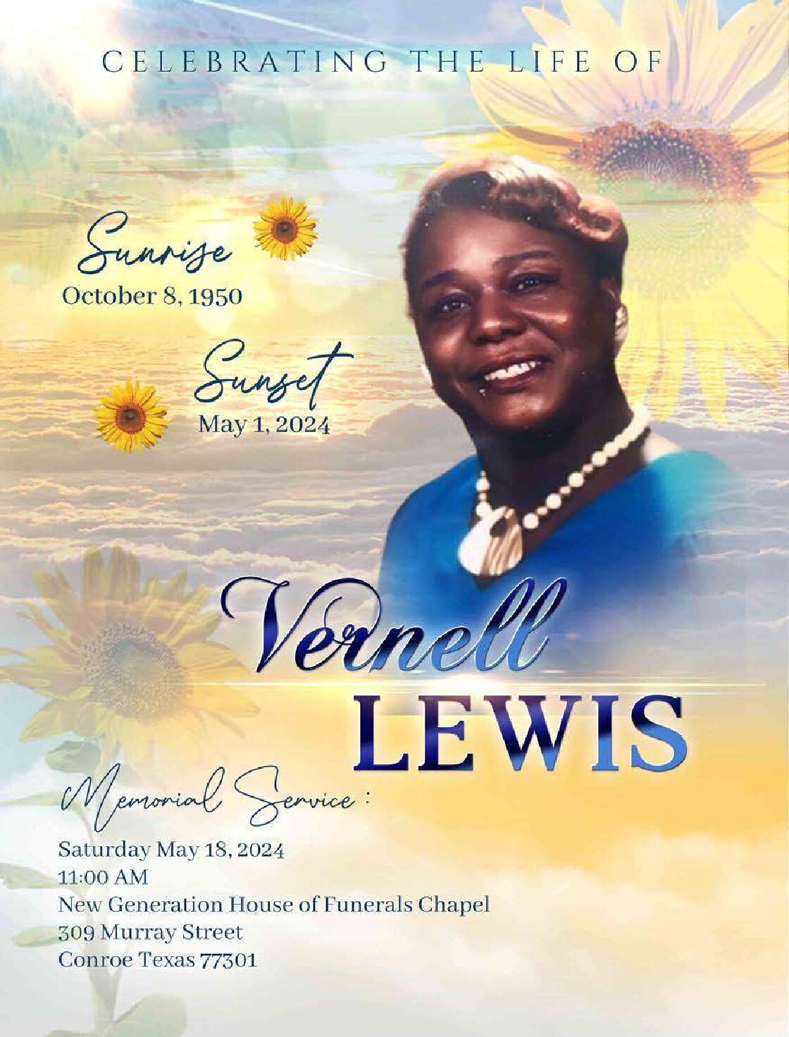 Vernell Lewis 1950-2024