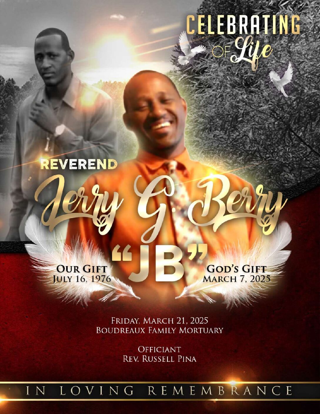 Jerry G. Berry 1976-2025