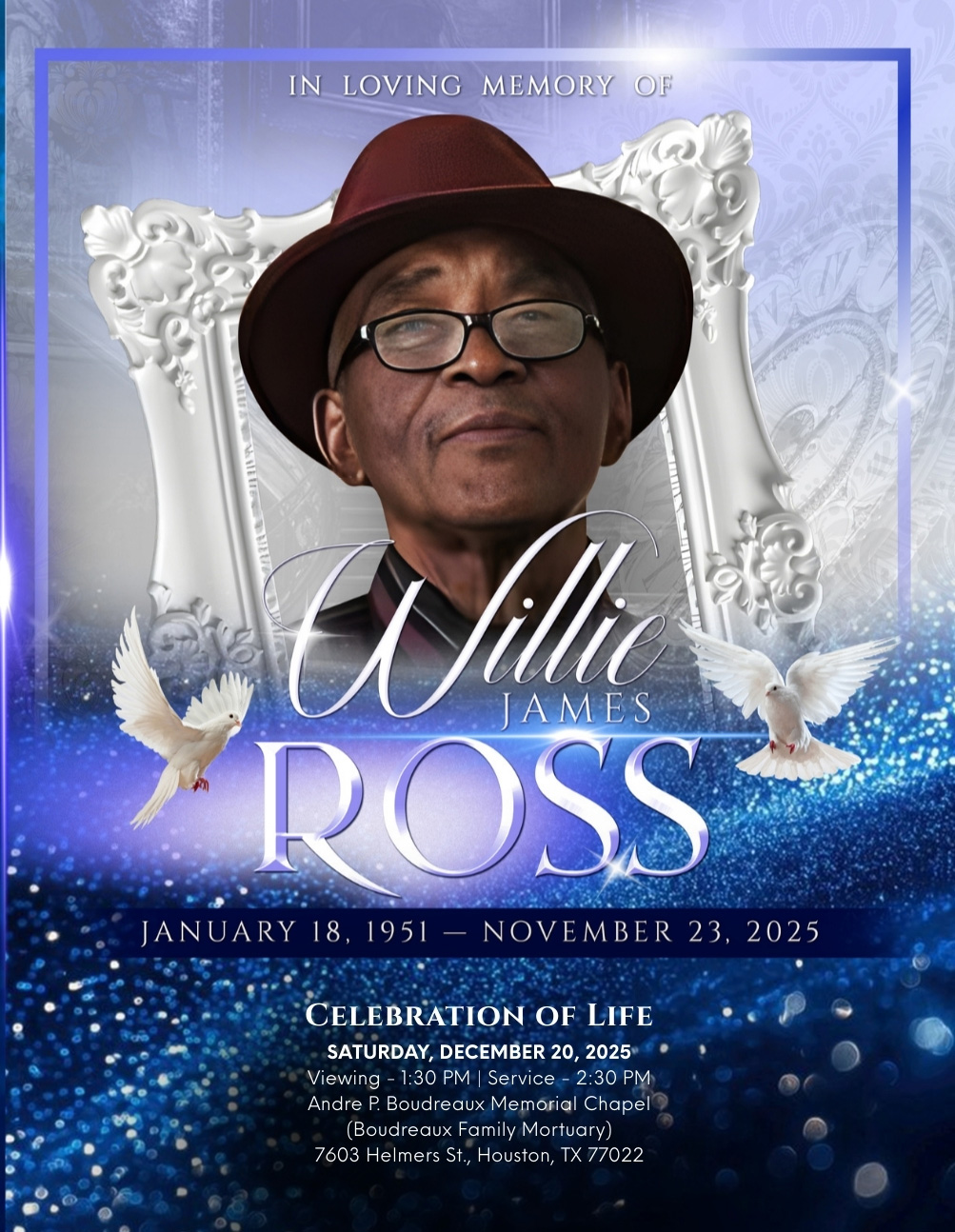 Willie James Ross 1951 -2025