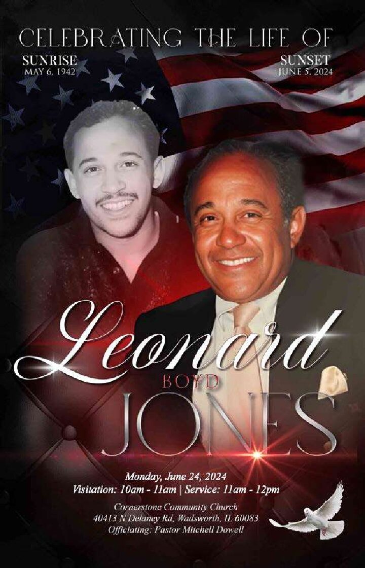 Leonard Boyd Jones 1942 – 2024