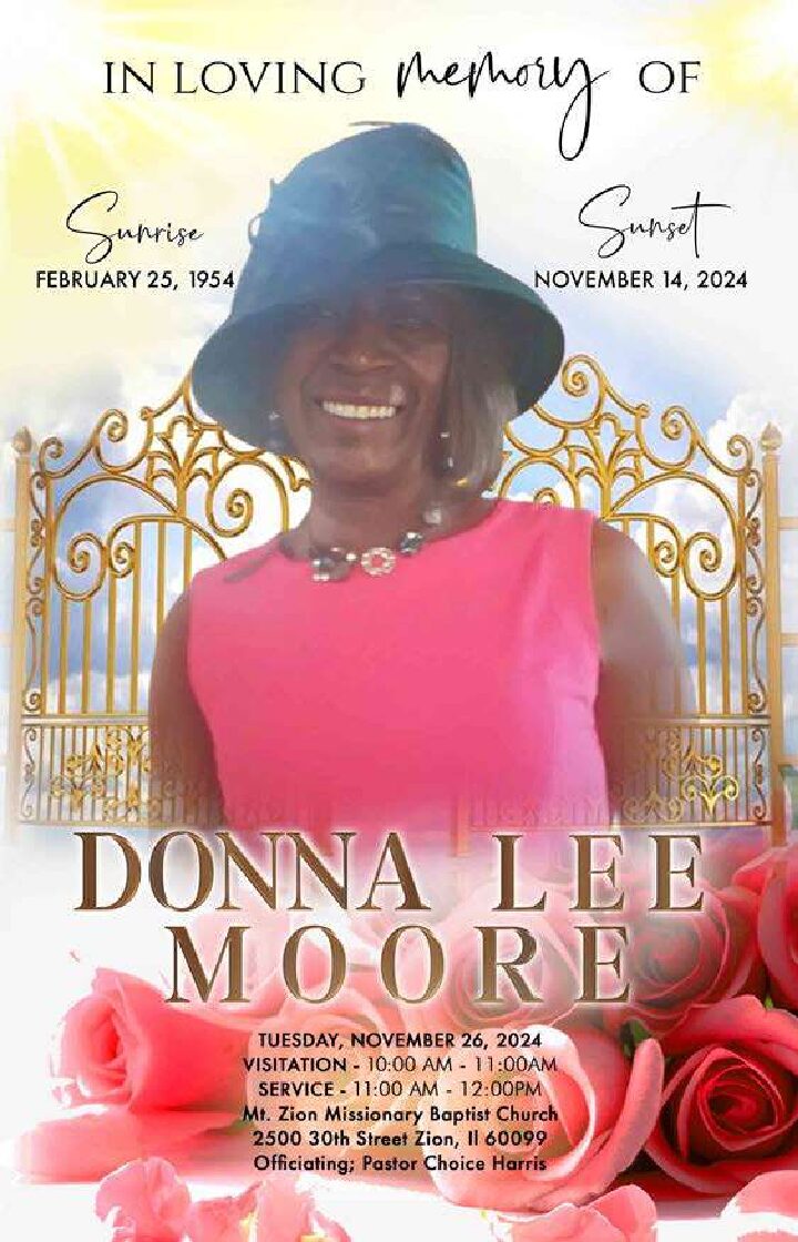 Donna Lee Moore 1954 – 2024