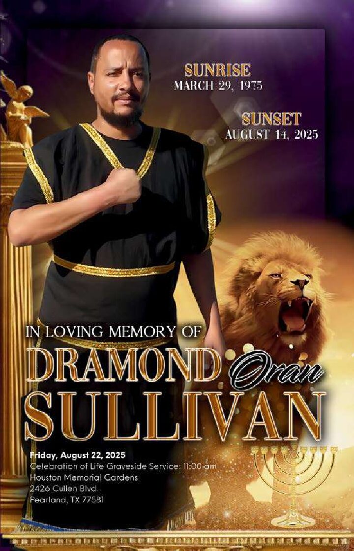 Dramond Oran Sullivan 1975-2025