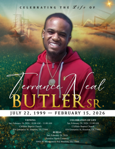 Terrance Neal Butler Sr. 1999-2026