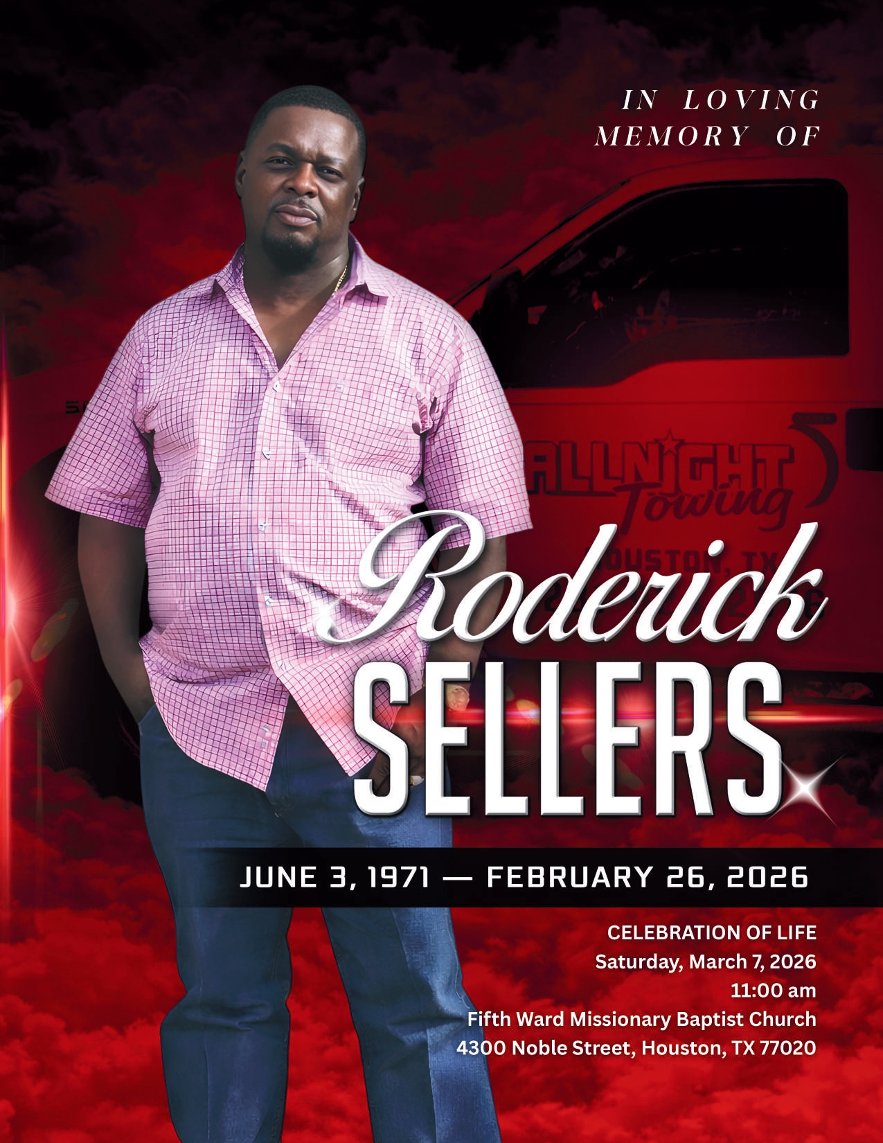 Roderick Sellers 1971 – 2026