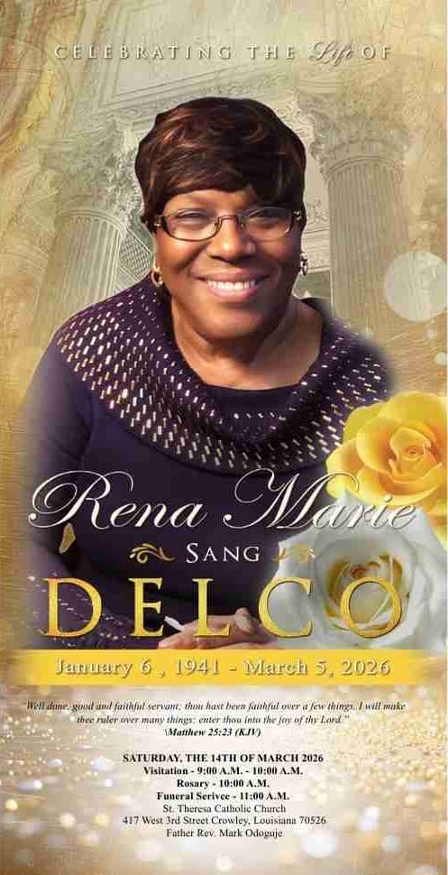 Rena Marie Delco 1941 – 2026