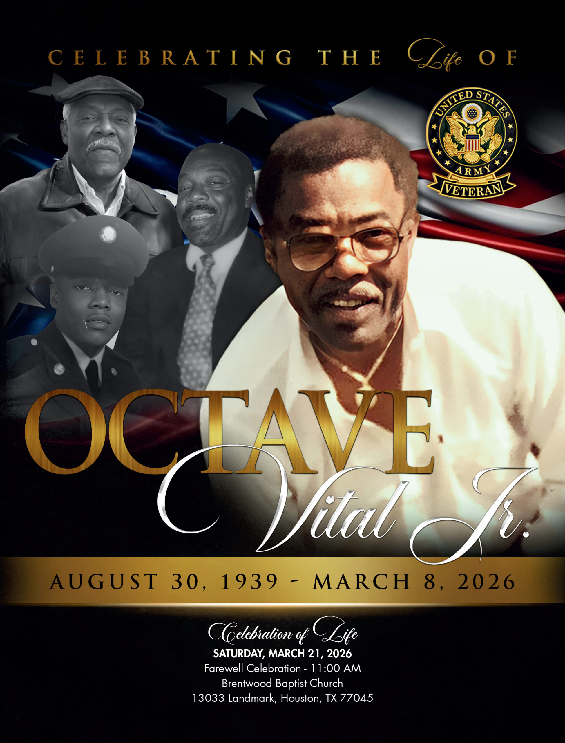 Octave Vital Jr. 1939 – 2026