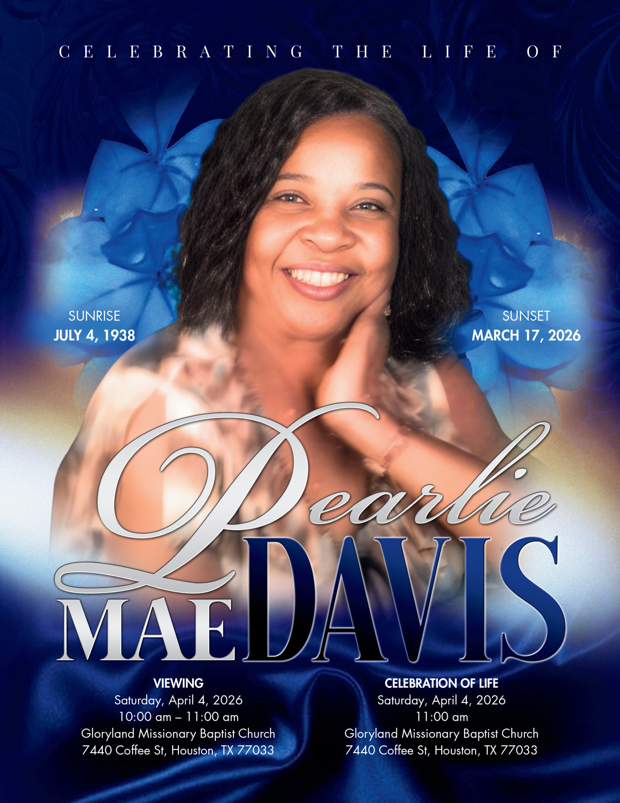 Pearlie Mae Davis 1938 – 2026