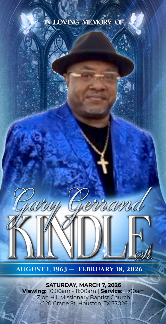 Gary Gerrand Kindle Sr. 1963 – 2026