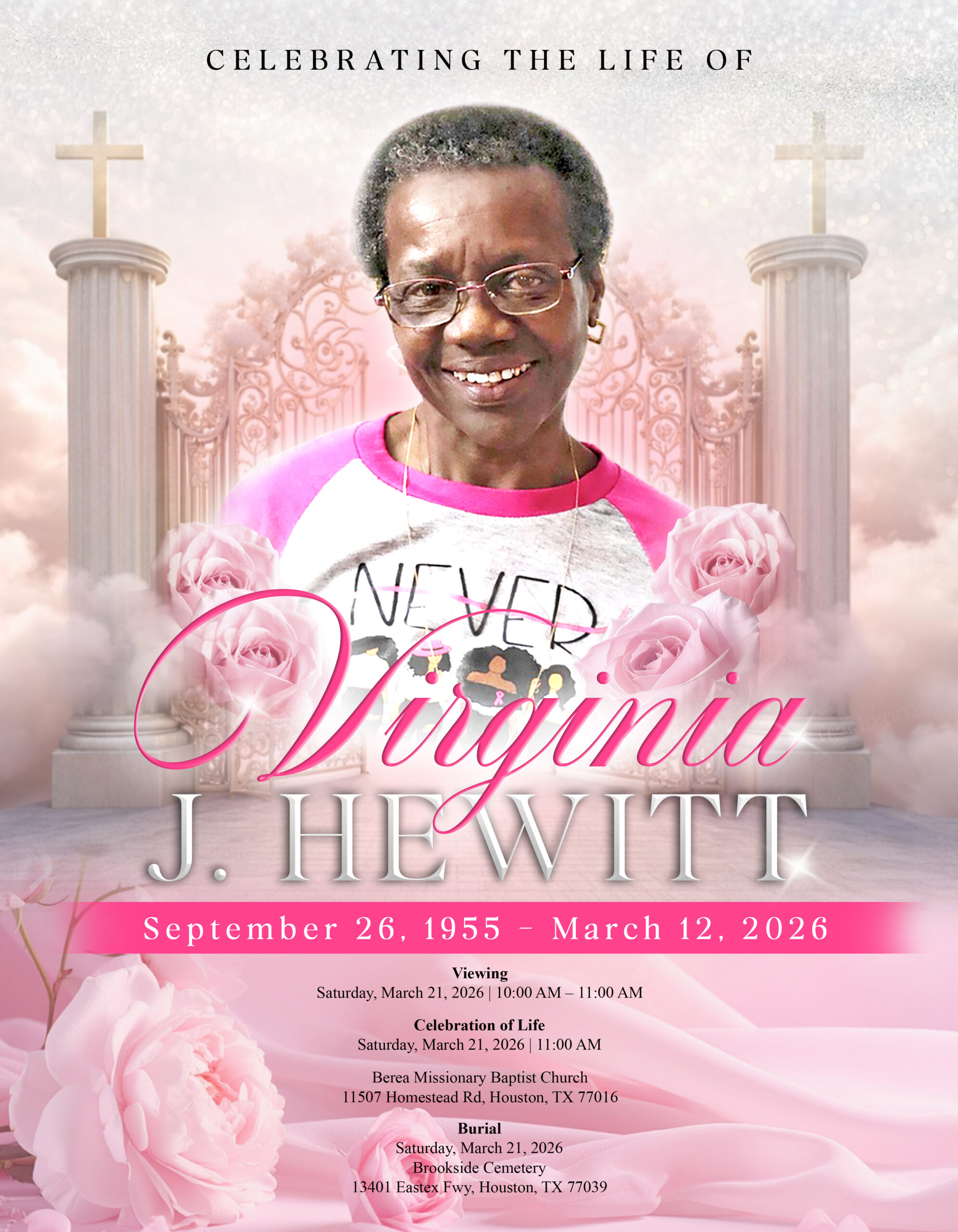 Virginia J Hewitt 1955-2026