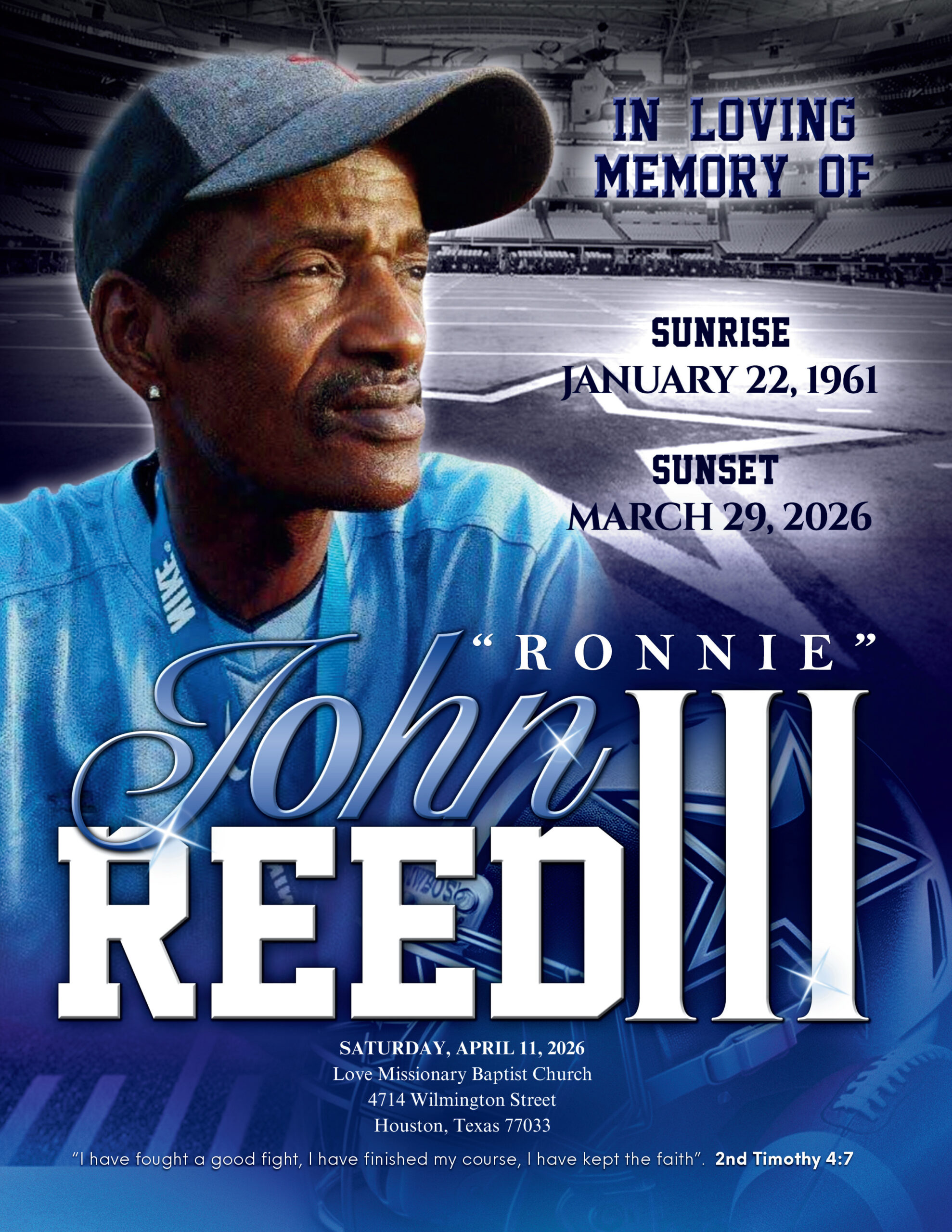 John Reed III 1961-2026