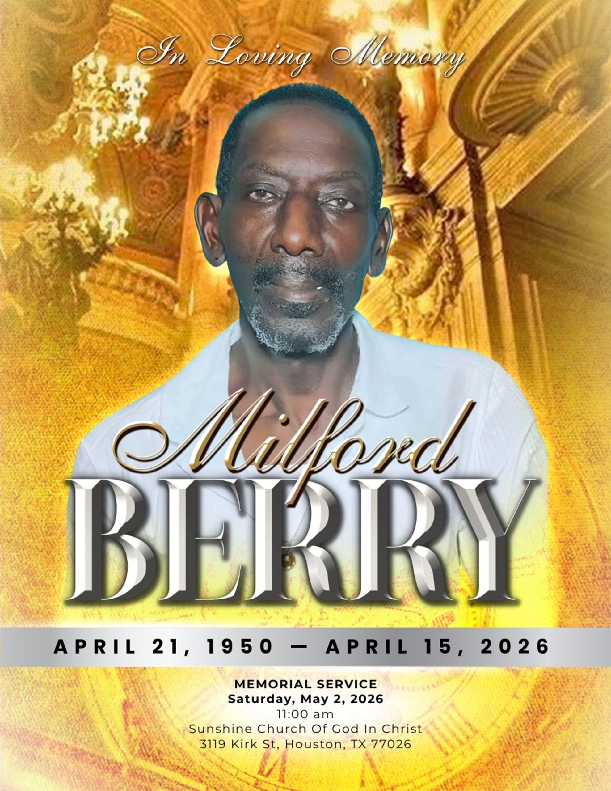 Milford Berry 1950-2026