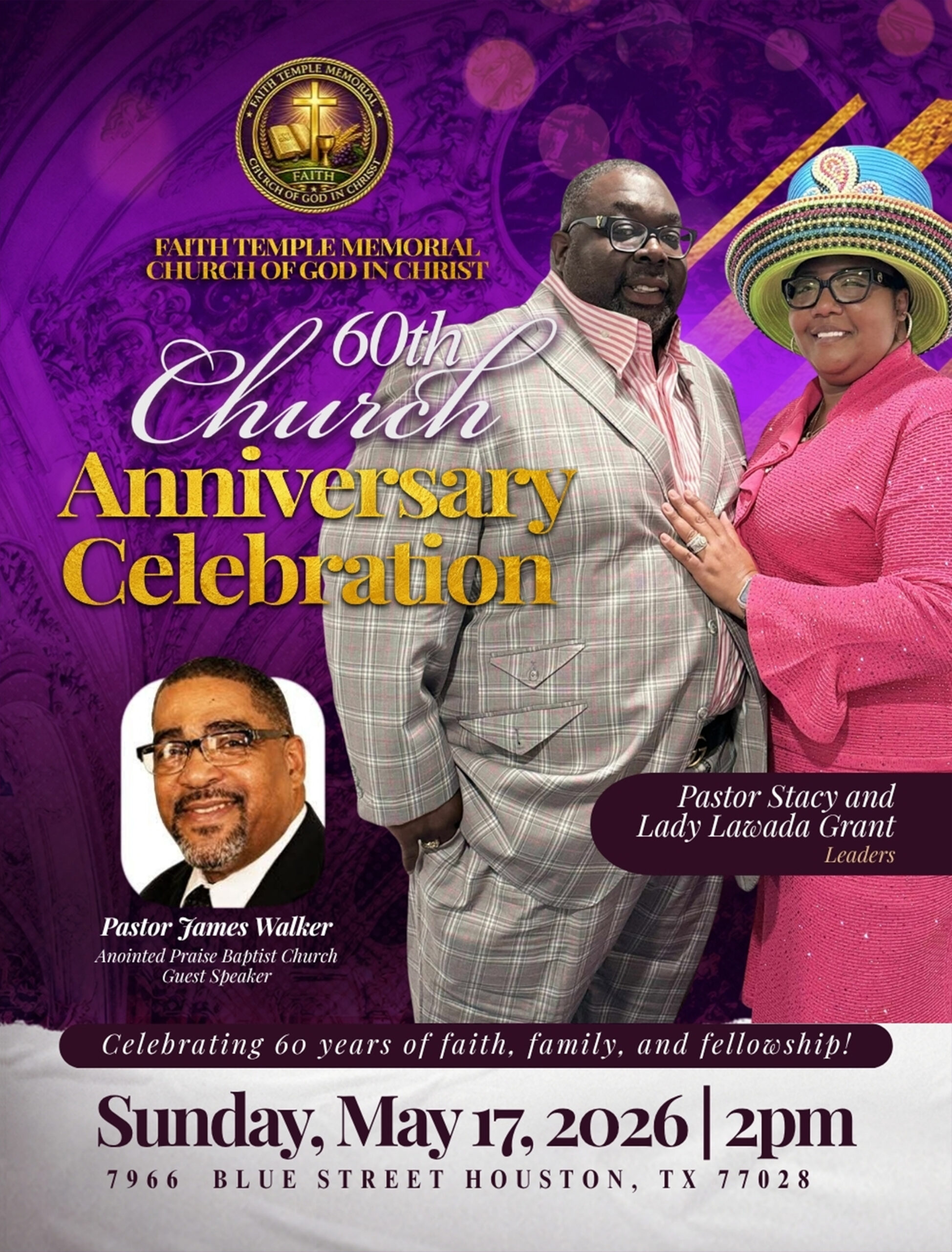 60th CHURCH ANNIVERSARY CELEBRATION