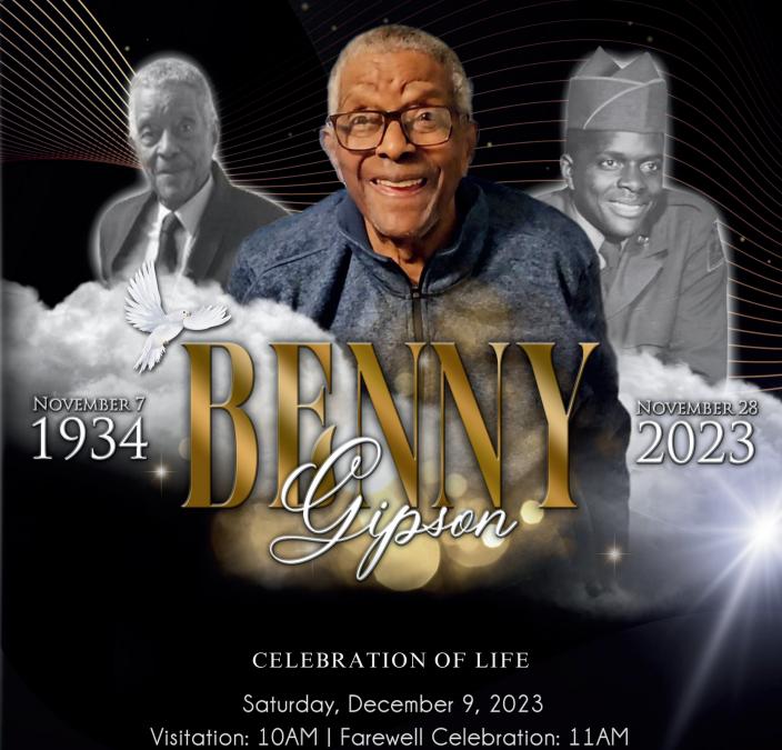 BENNY GIPSON 1934-2023