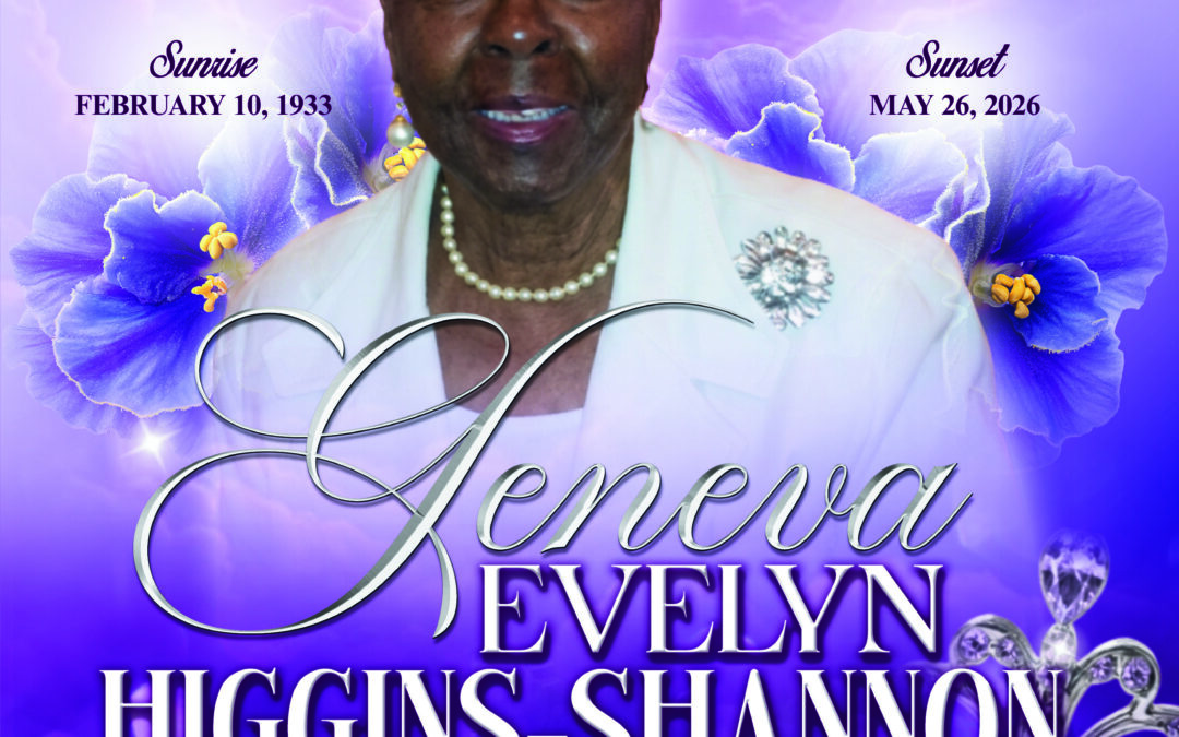 Geneva Evelyn Higgins-Shannon 1933 – 2026