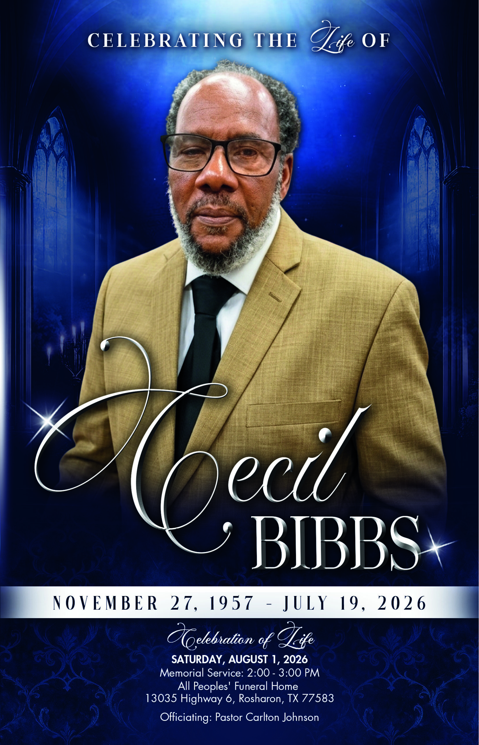 Cecil Bibbs 1957-2026
