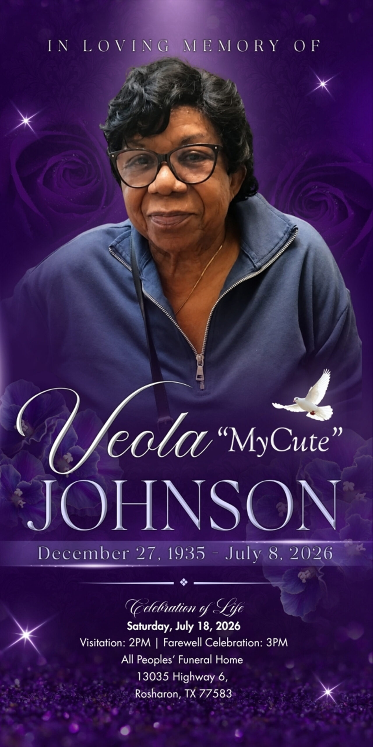 Veola Johnson 1935 – 2026