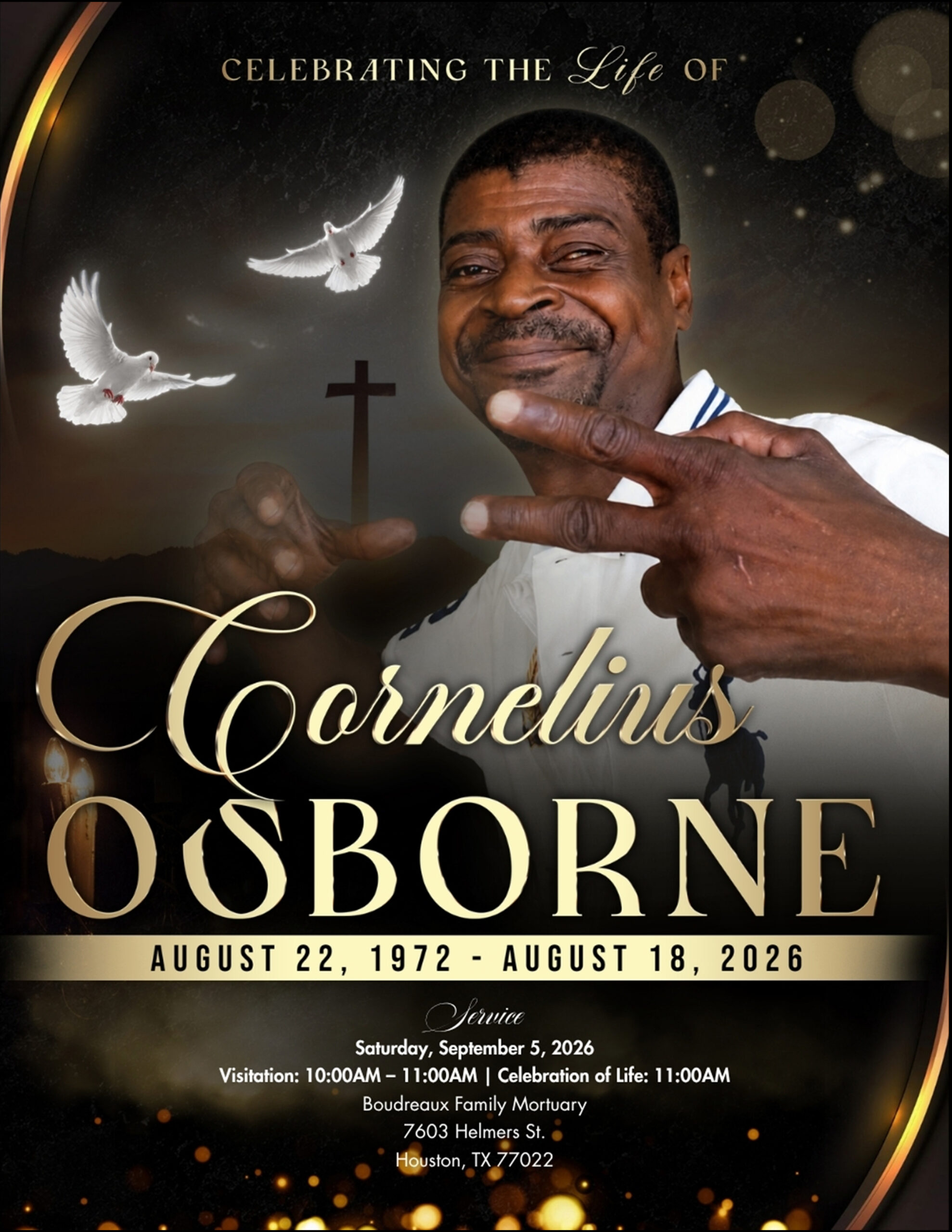 Cornelius Osborne 1972-2026