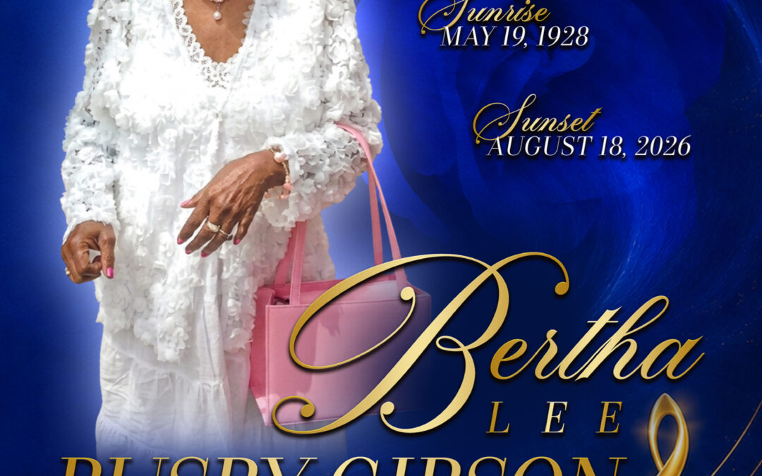 Bertha Lee Busby-Gibson 1928-2026